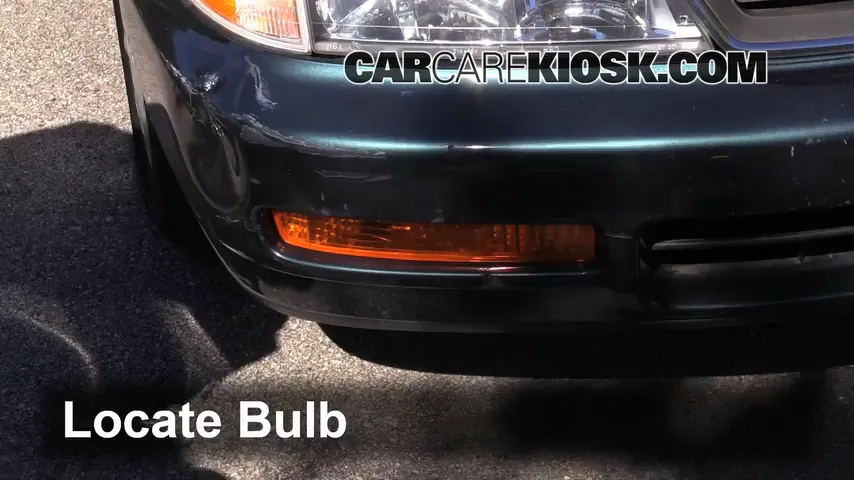 1997 Honda Accord LX 2.2L 4 Cyl. Sedan (4 Door) Luces Luz de giro delantera (reemplazar foco)